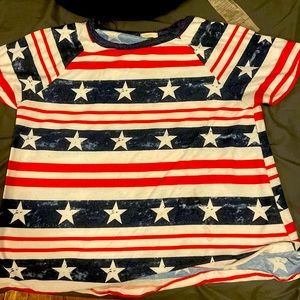 American Flag Shirt. Brand:ODDY